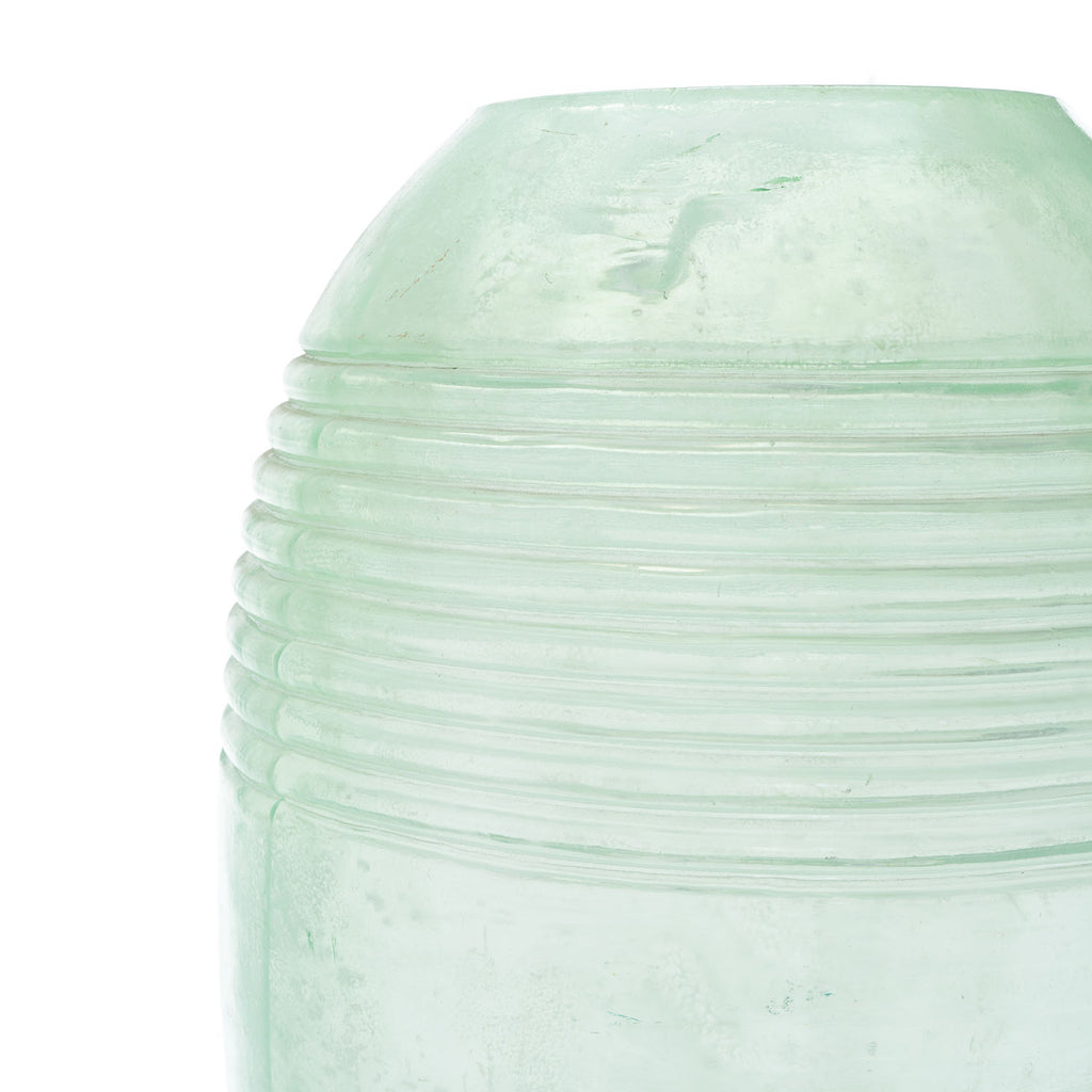 Transparent Seafoam Plastic Floor Vase Planter