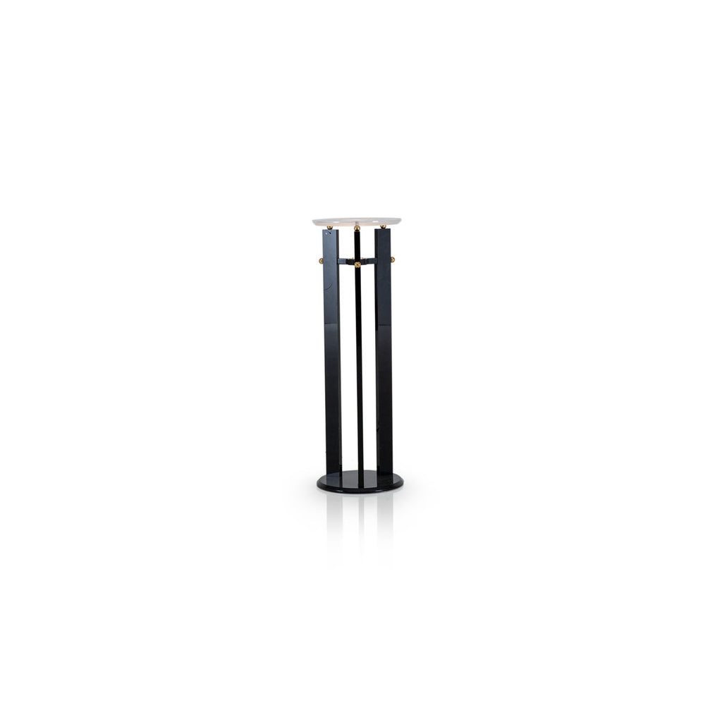 Black Three-Post Pedestal