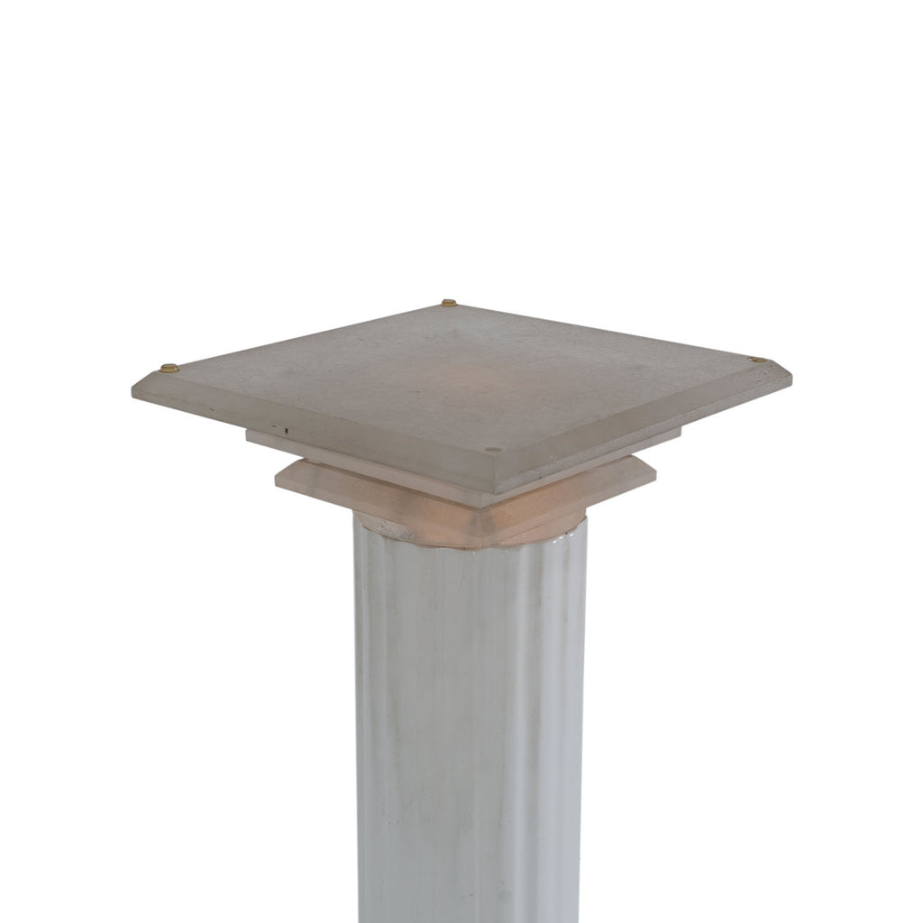 White Light-Up Greek Column