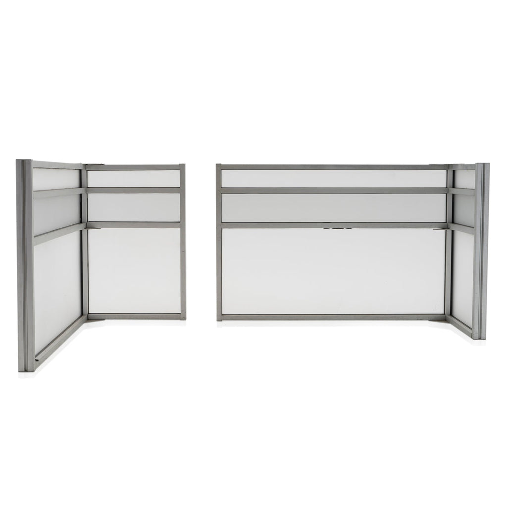 Metal and Glass Cubicle Divider #2