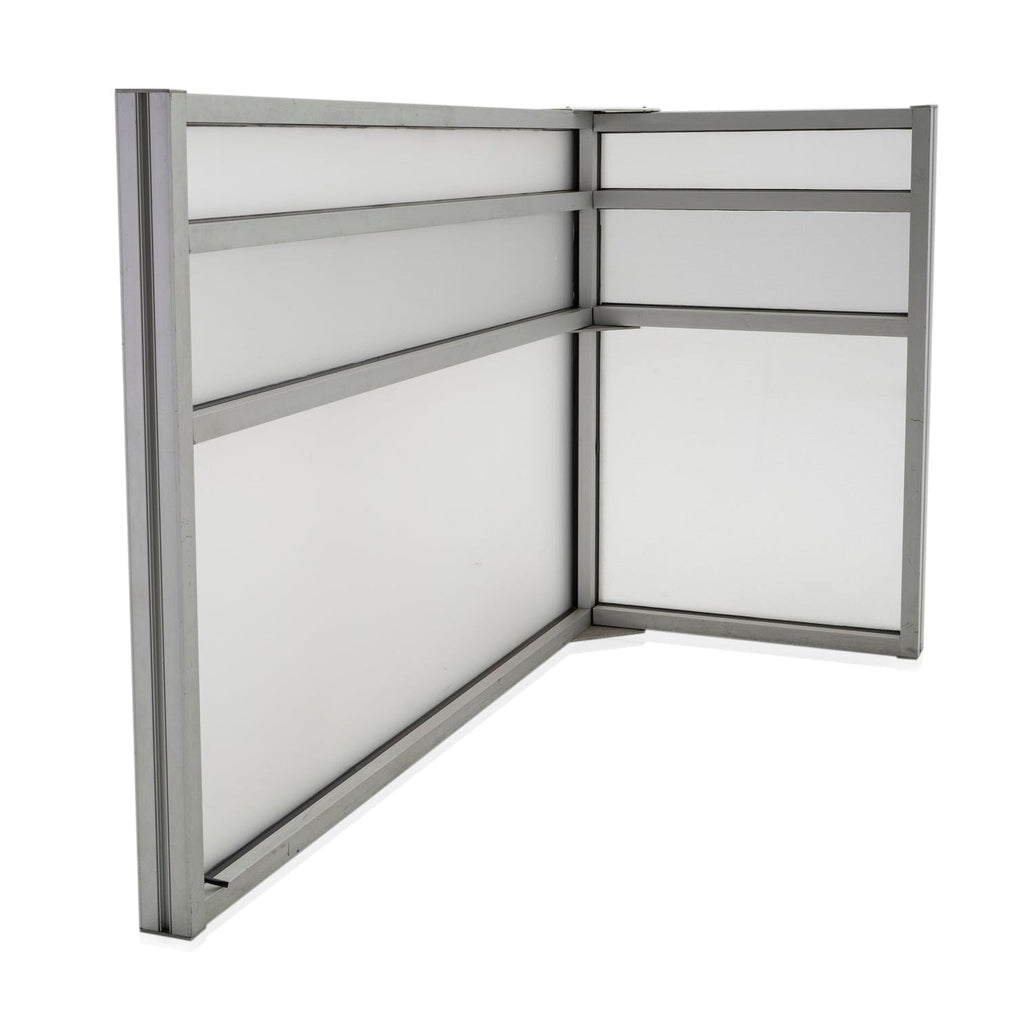 Metal and Glass Cubicle Divider #2