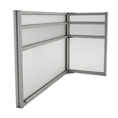 Metal and Glass Cubicle Divider #2