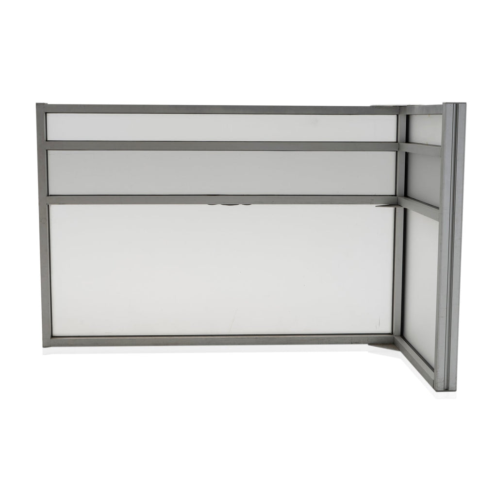 Metal and Glass Cubicle Divider #2