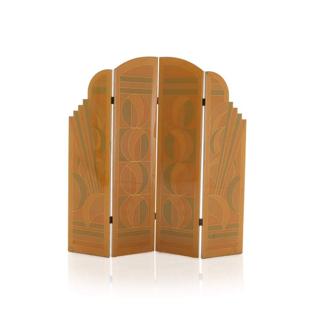 Orange and Green Art Deco Divider