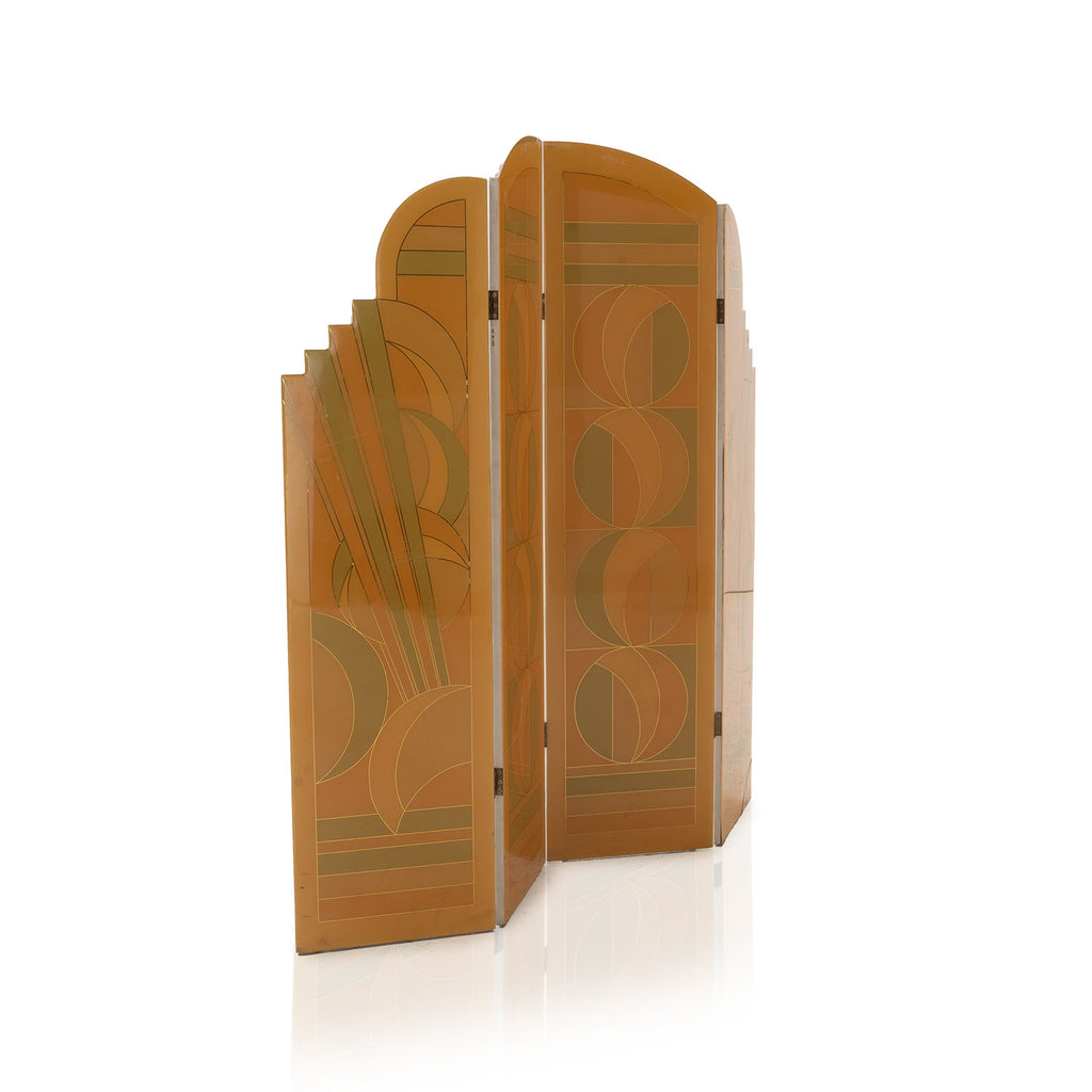 Orange and Green Art Deco Divider
