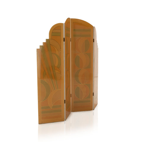 Orange and Green Art Deco Divider