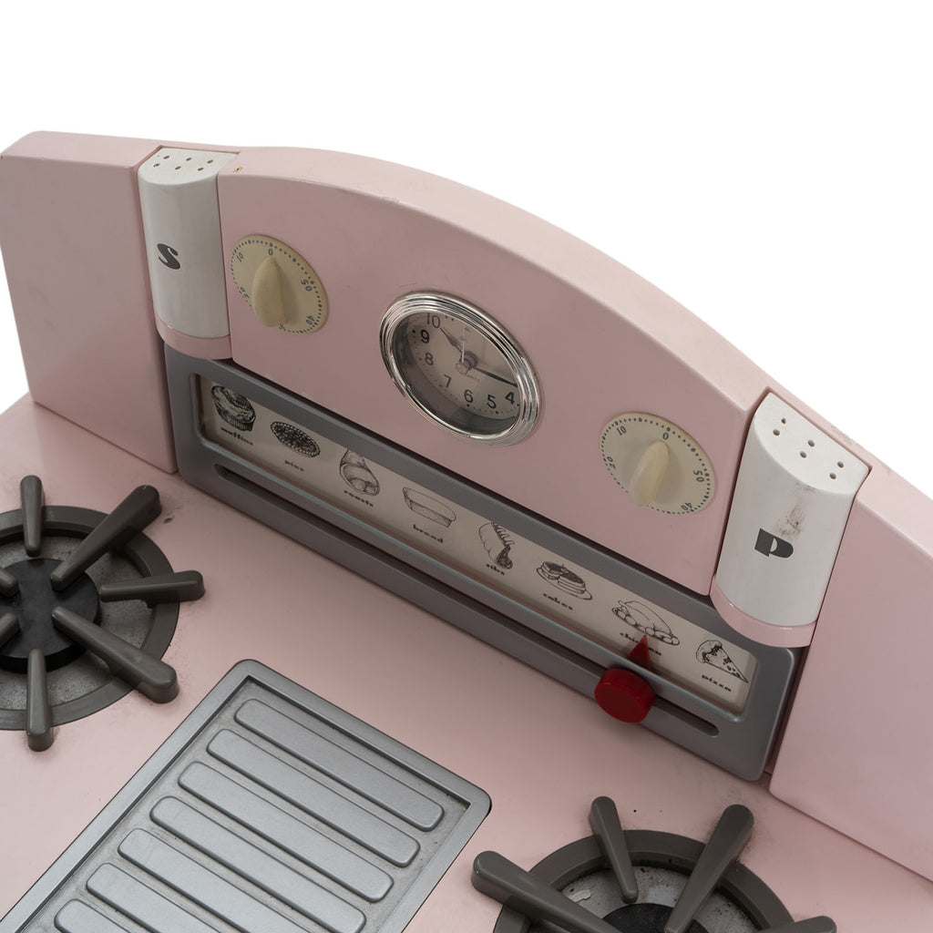 Pink Vintage Children's Toy Stove Range