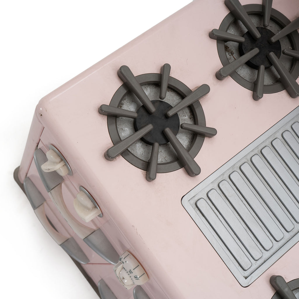 Pink Vintage Children's Toy Stove Range