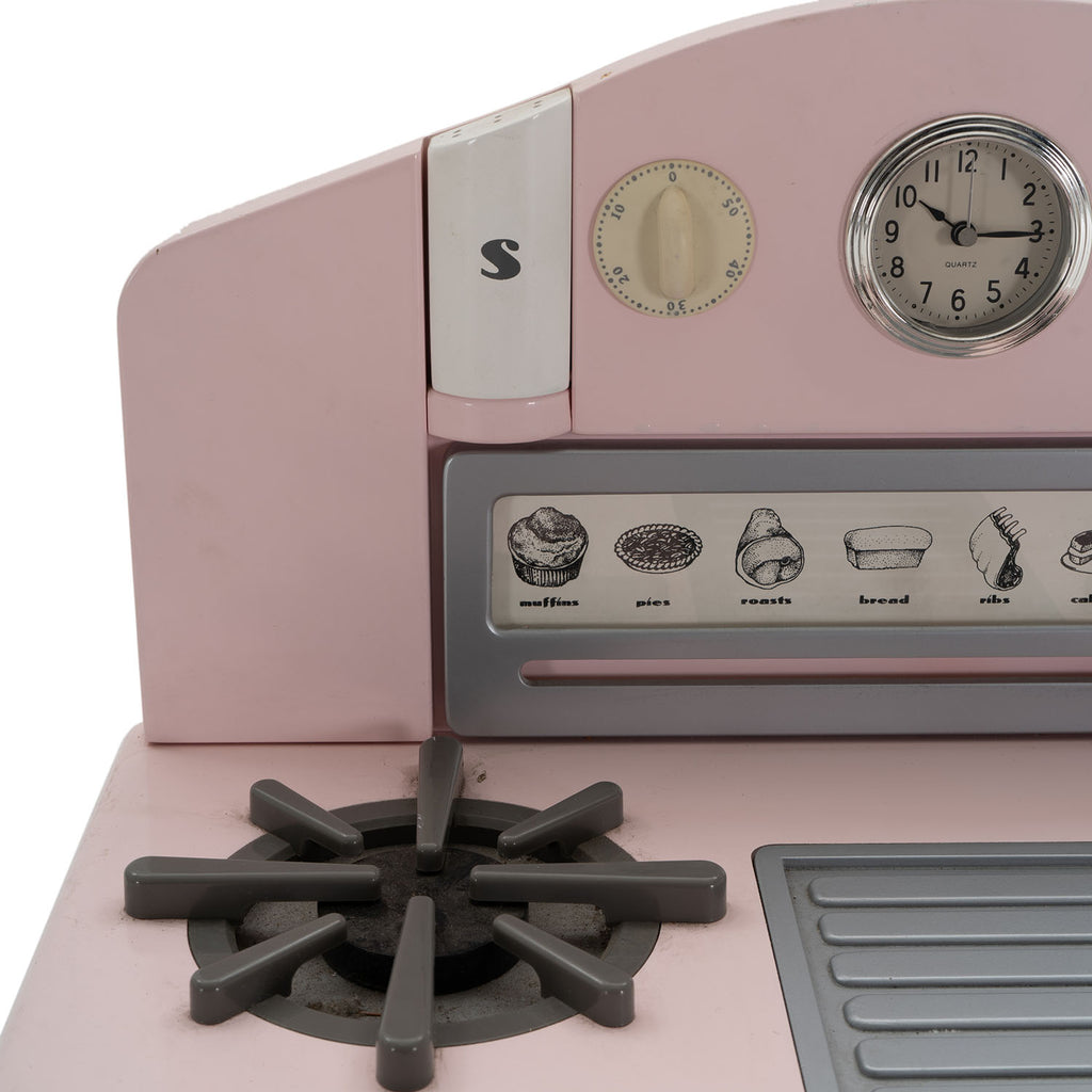 Pink Vintage Children's Toy Stove Range