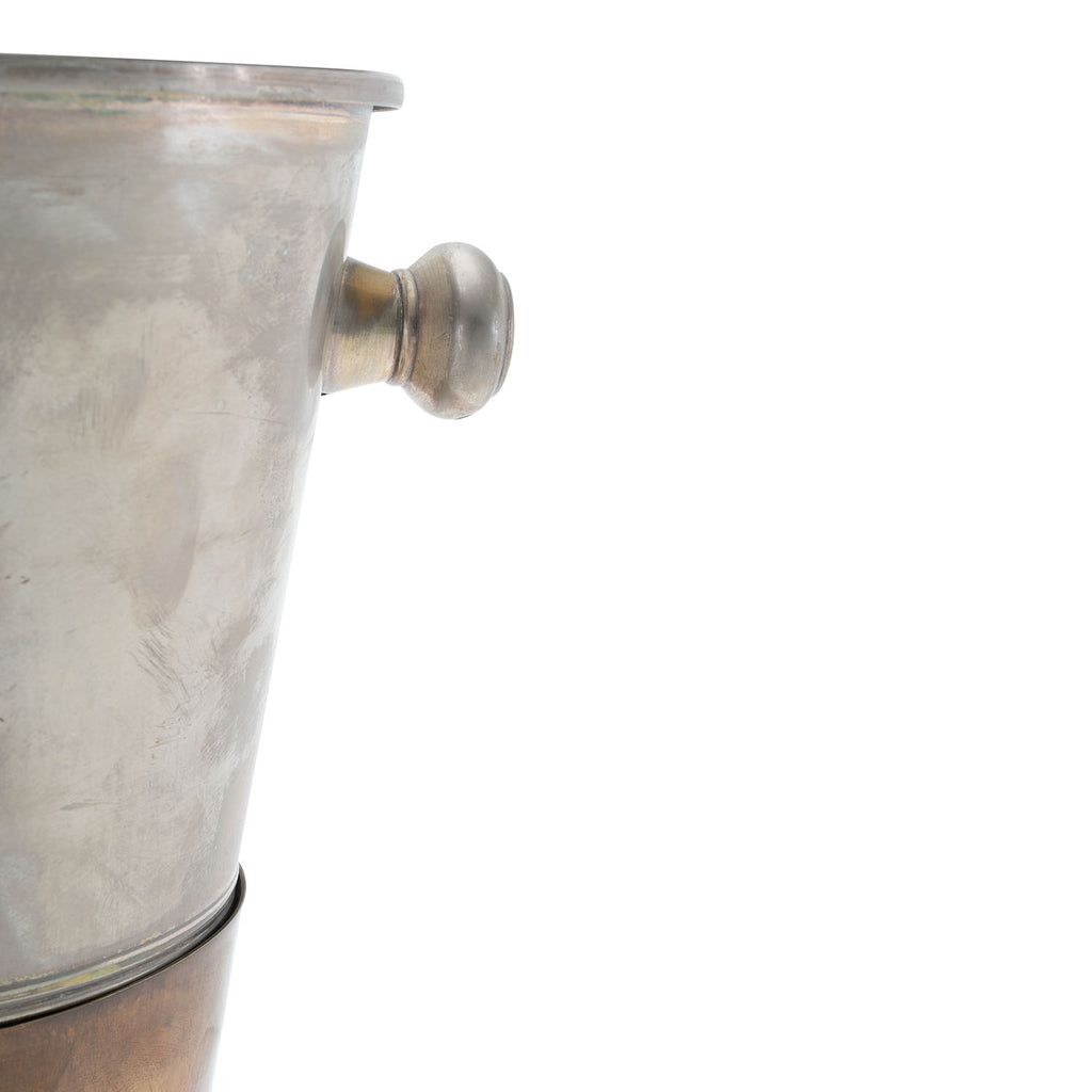 Metal Cone Ice Bucket with Stand