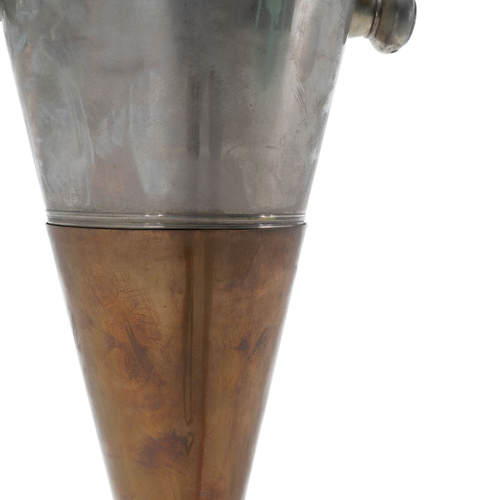 Metal Cone Ice Bucket with Stand