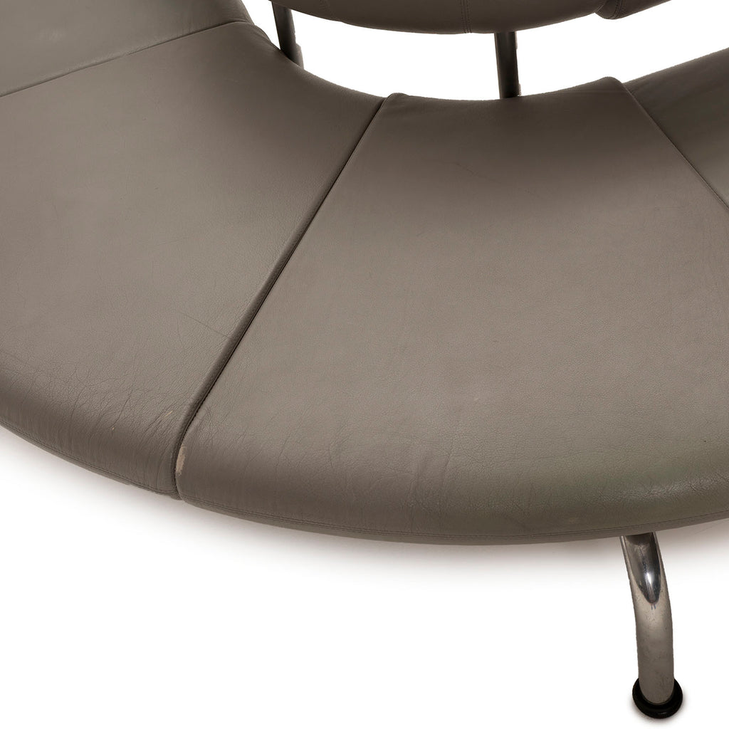 Modern Grey Airport Lounge Sectional Seating Piece