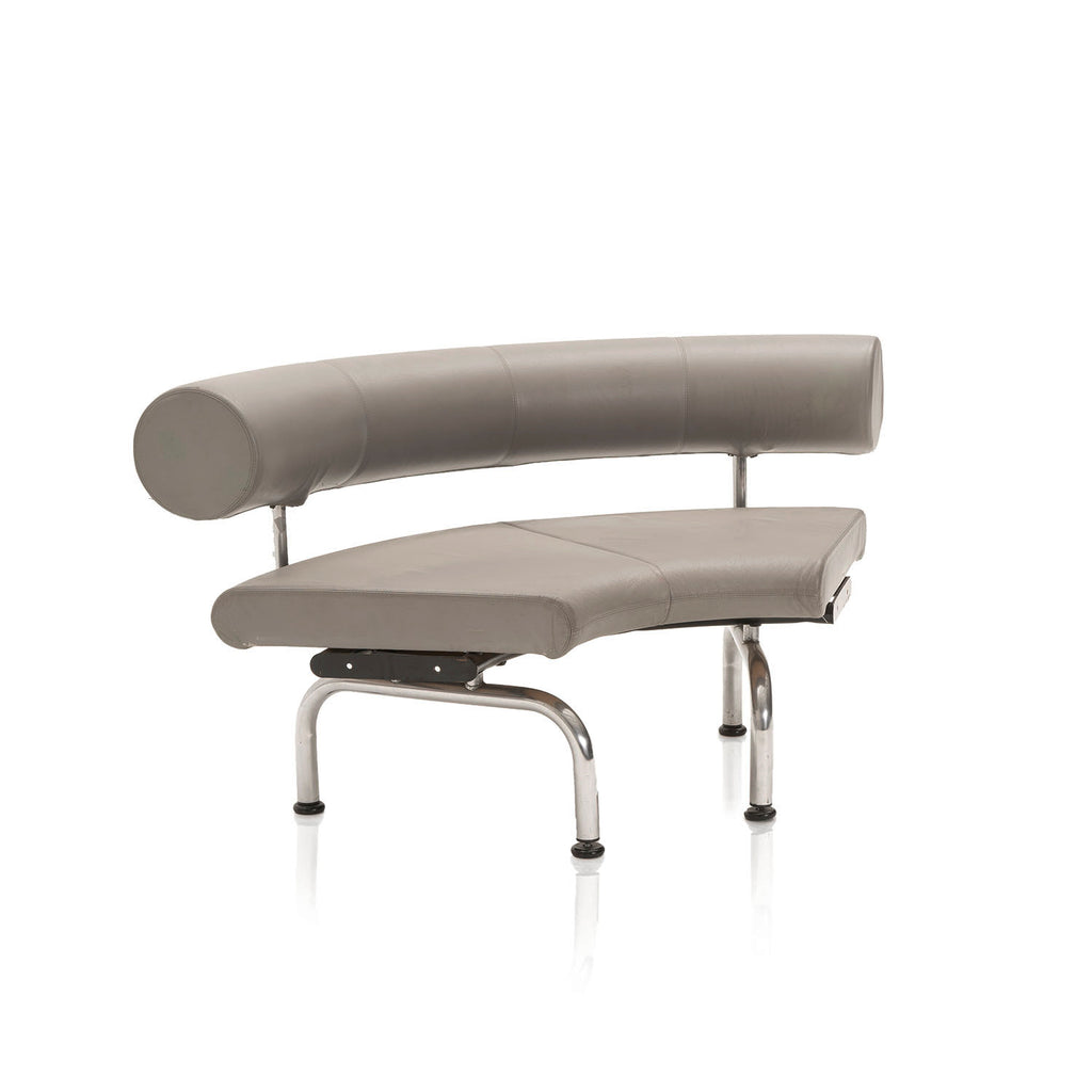 Modern Grey Airport Lounge Sectional Seating Piece