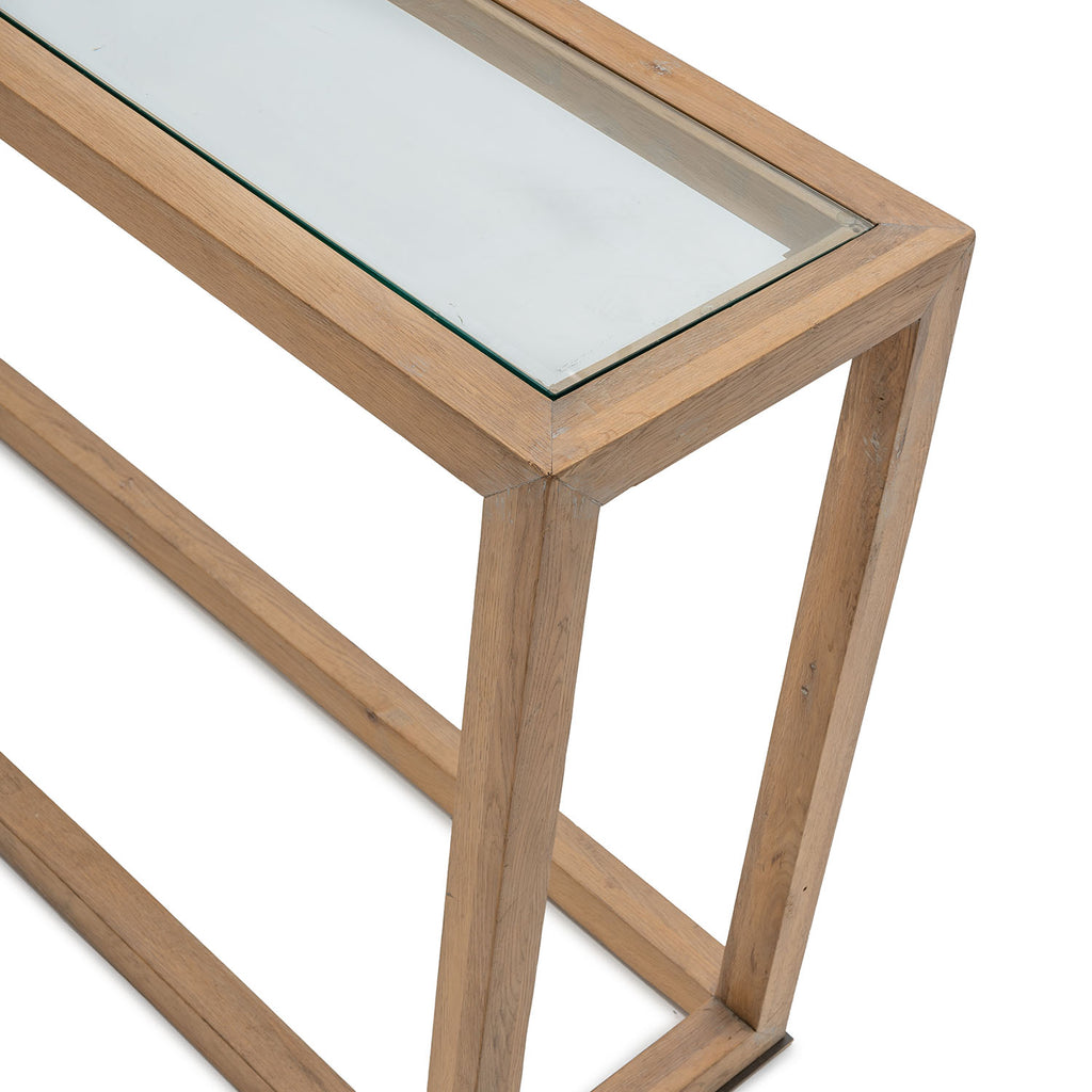 Wood Light Thin Console Table