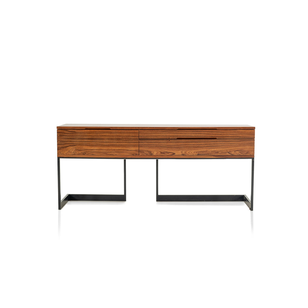Contemporary Tiger Wood Console / Credenza