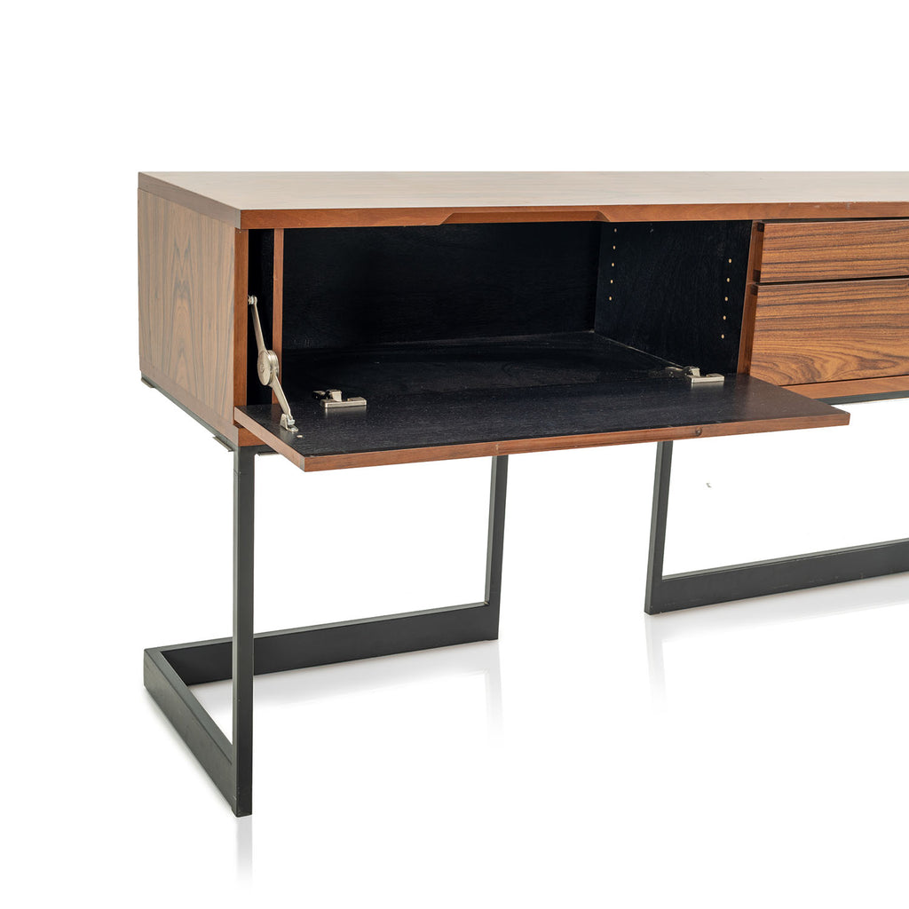 Contemporary Tiger Wood Console / Credenza