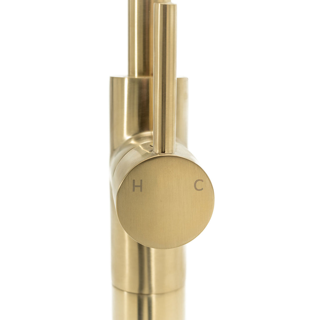 Gold Freestanding Bathtub - Faucet Only