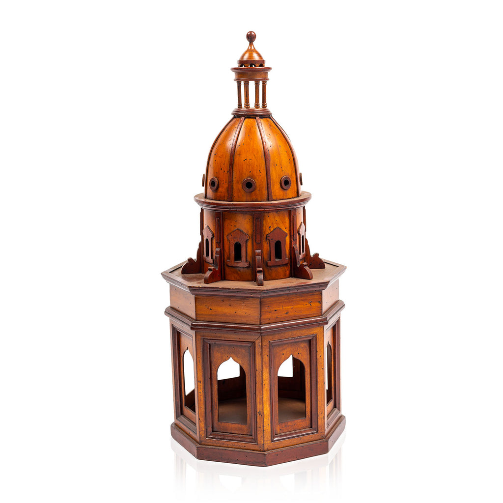 Wood Spire Tabletop Sculpture