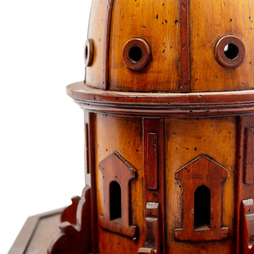 Wood Spire Tabletop Sculpture