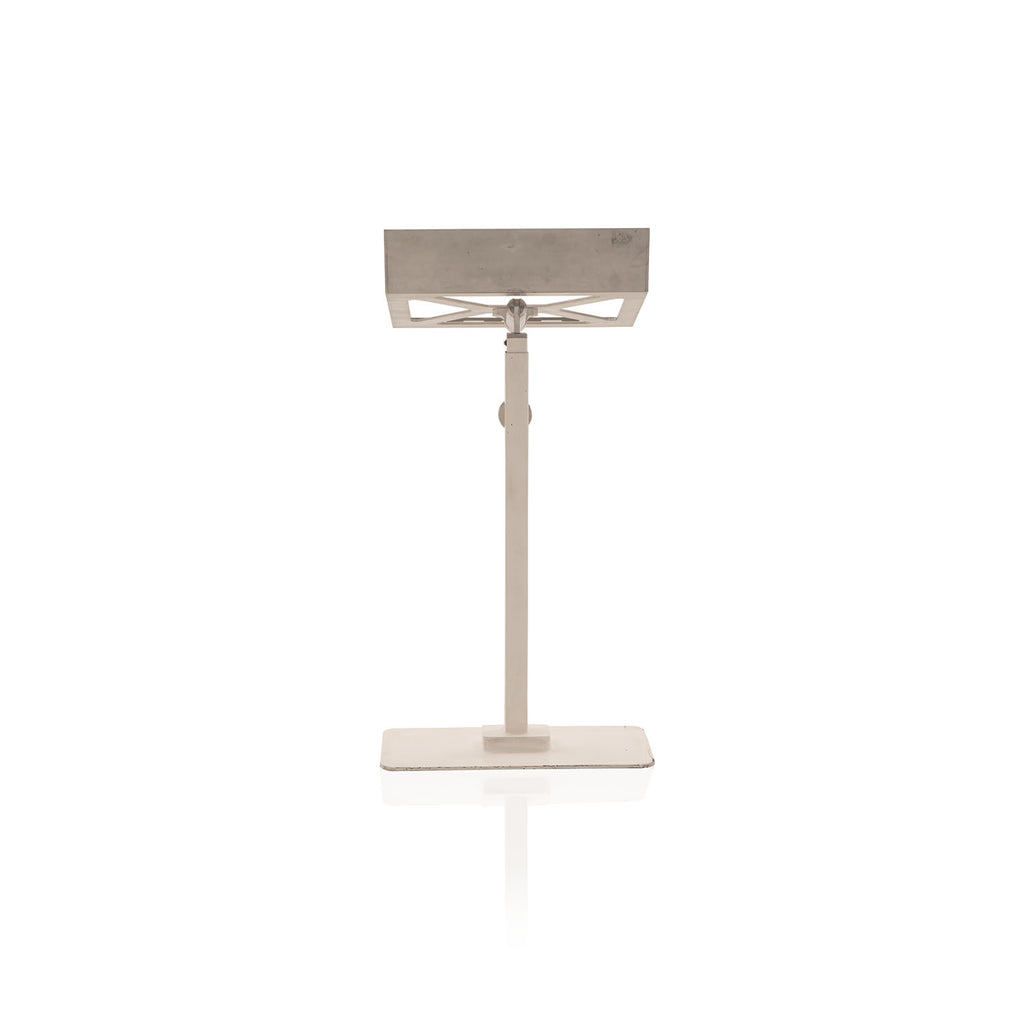 Industrial Grey Metal Podium