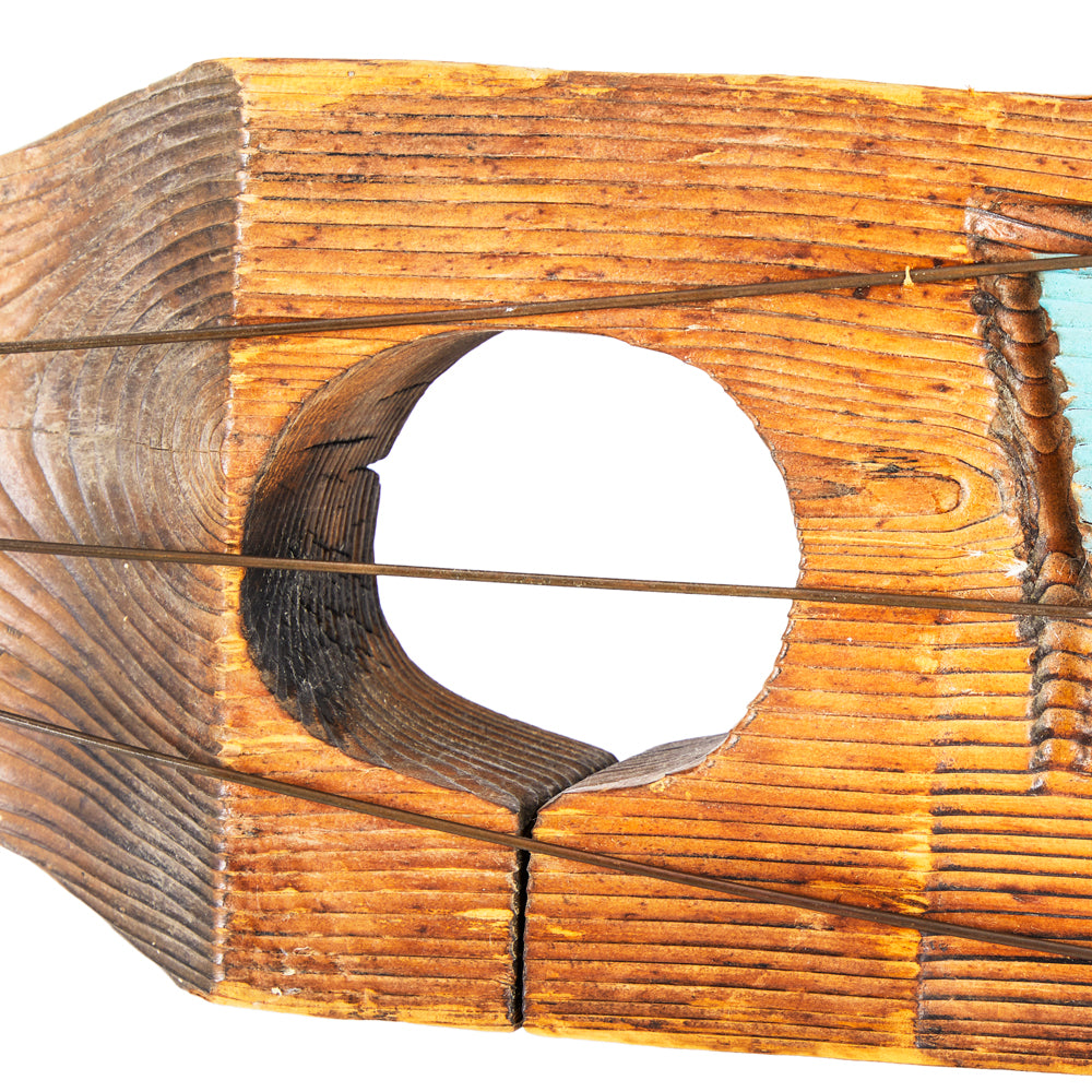 Mid Century Carved Wood Instruments