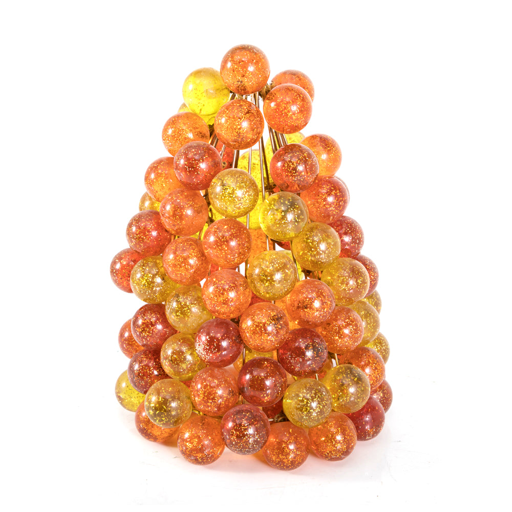 Orange Yellow Red Glass Grape Collection