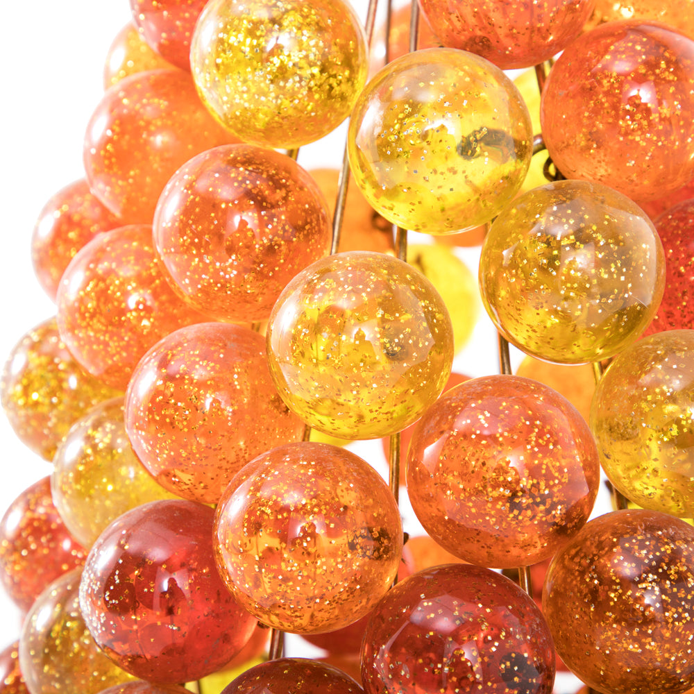 Orange Yellow Red Glass Grape Collection