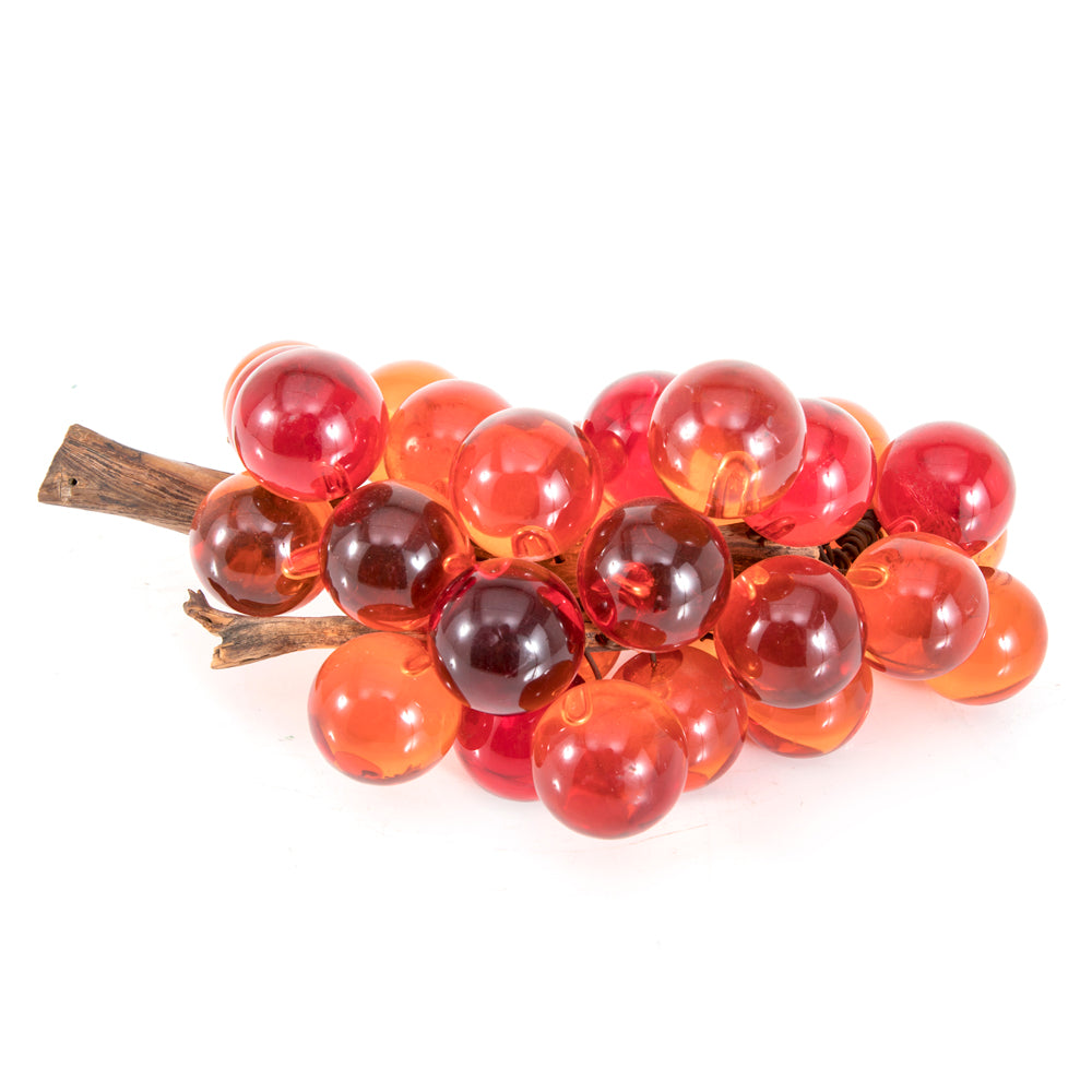 Orange Yellow Red Glass Grape Collection