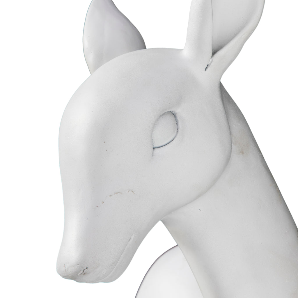 White Deer Statue