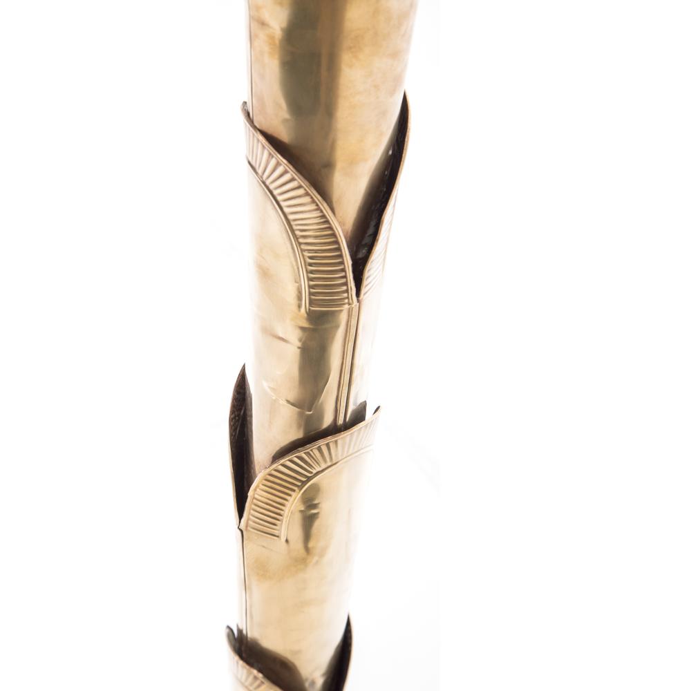 Huge Solid Brass Palm Tree Sculpture