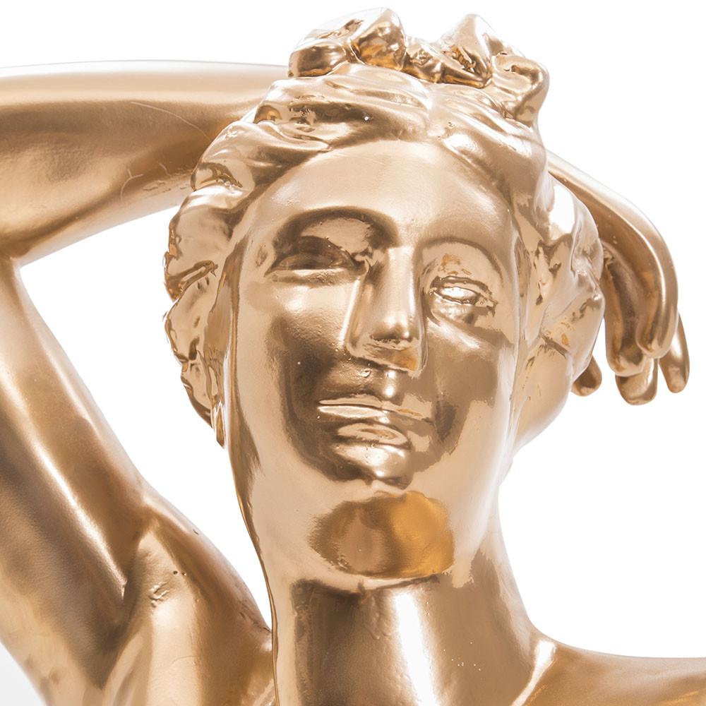 Huge Gold Nude Man Statue