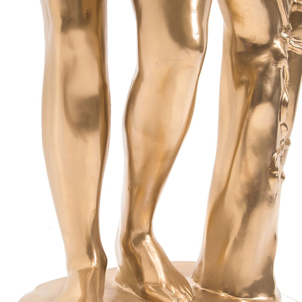 Huge Gold Nude Man Statue