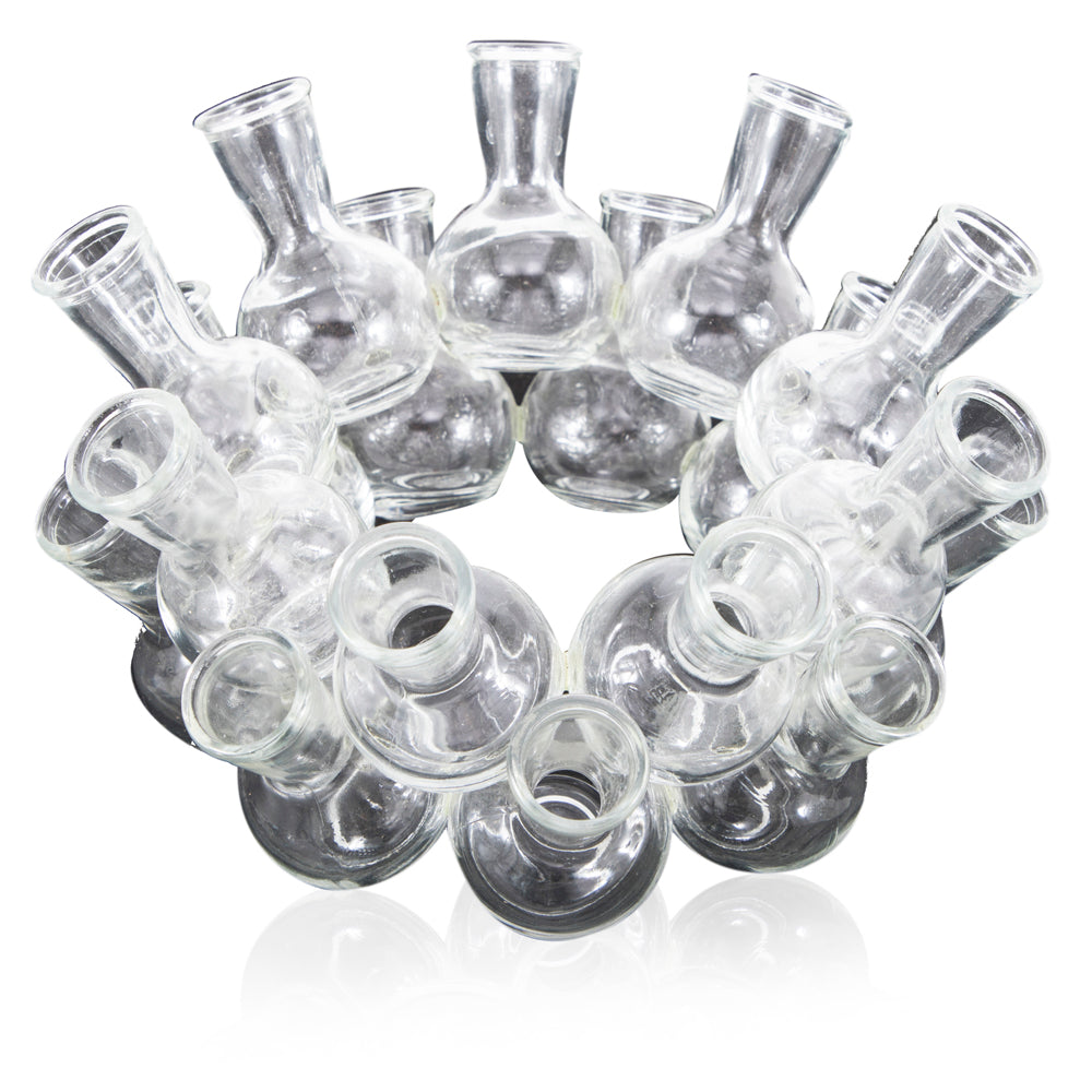 Clear Decorative Glass Jar Sculpture