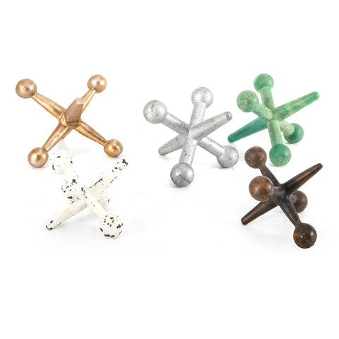 Multi Color Oversized Jacks Set of 5
