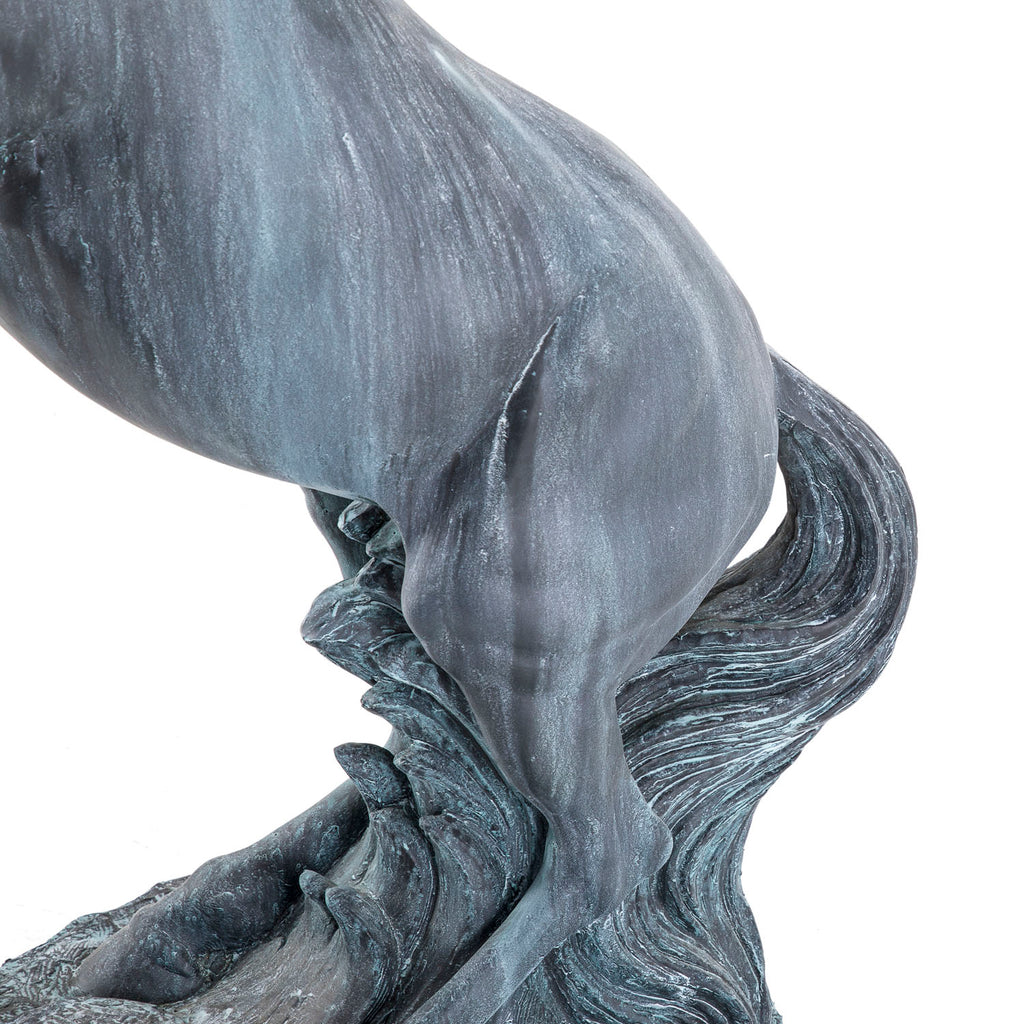 Grey Horse Statue