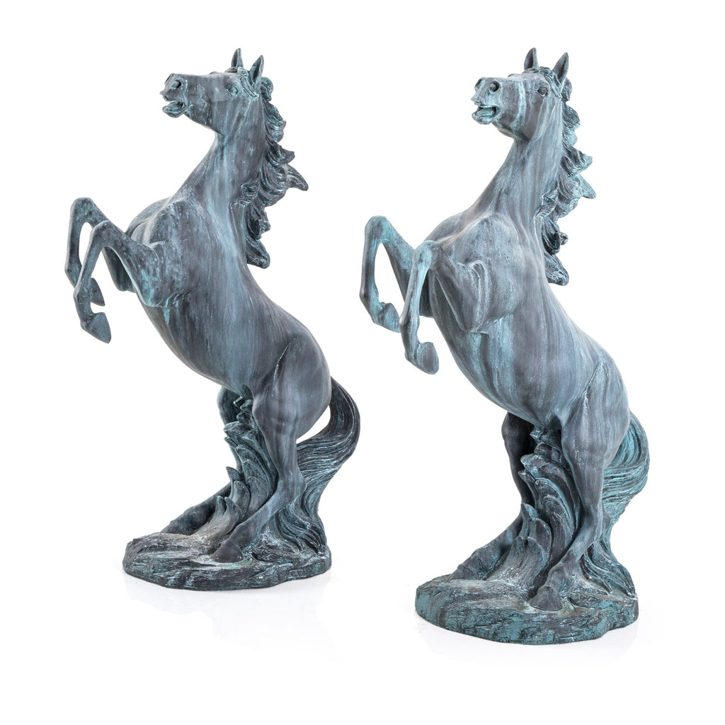 Grey Horse Statue