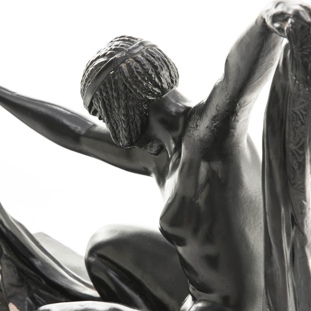 Black Deco Style Statue