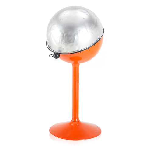 Orange Ball Grill on Tulip Base