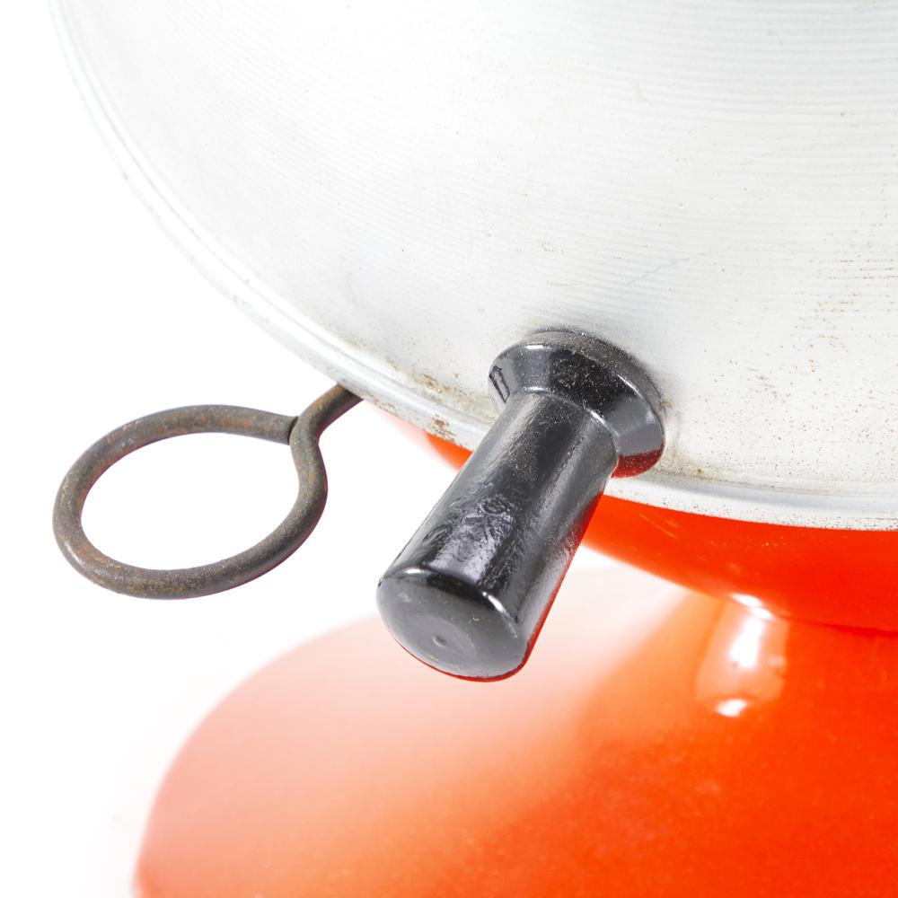 Small Orange Ball Shape Portable Grill