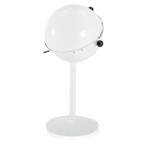 White Ball Grill on Tulip Base