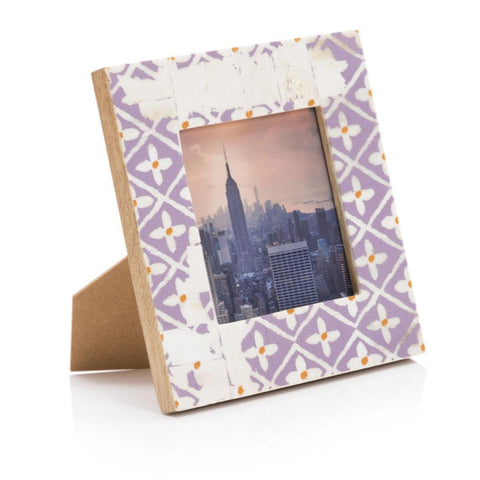 0922 (A+D) City Skyline Purple Mosaic