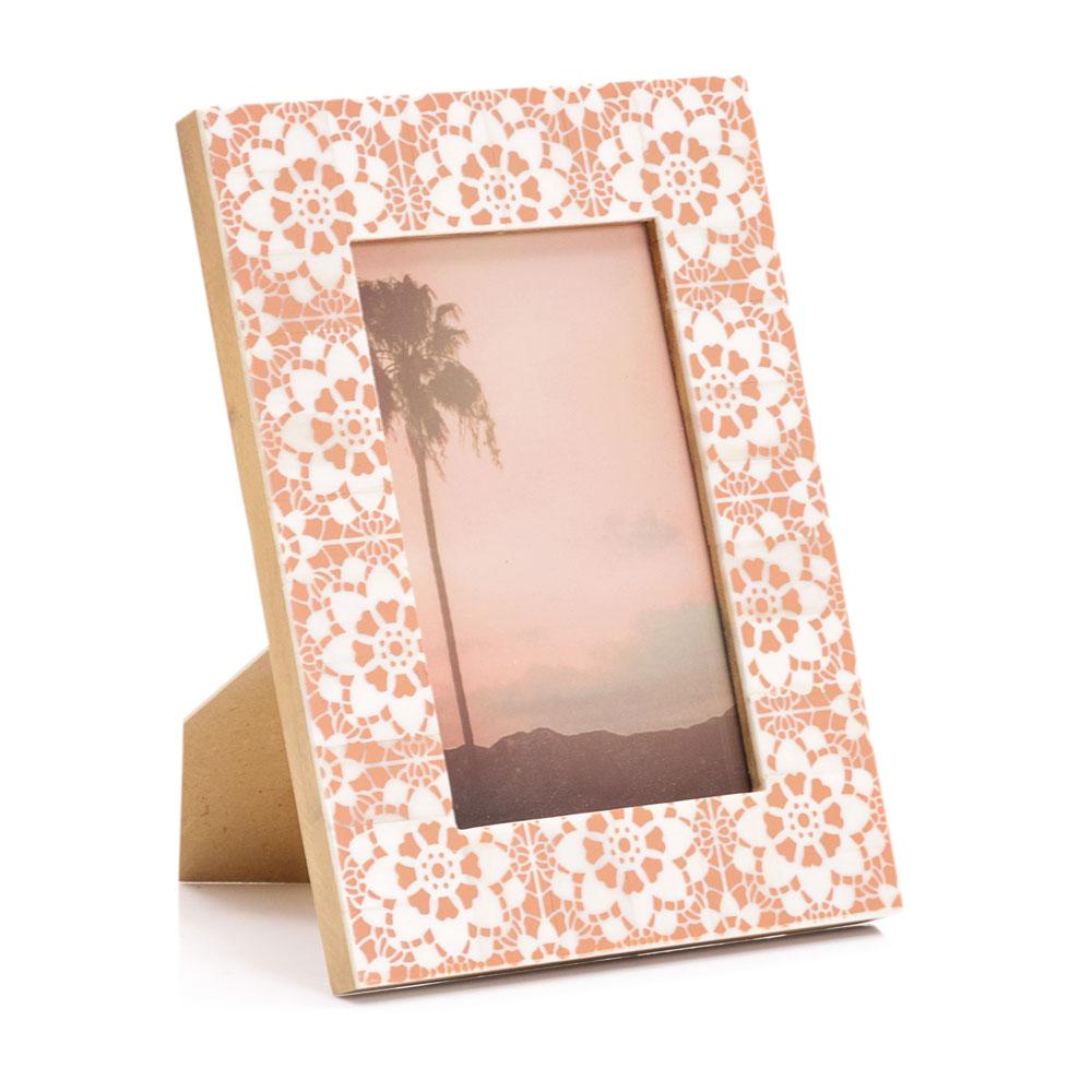 0925 (A+D) Pink Palm Pink Mosaic