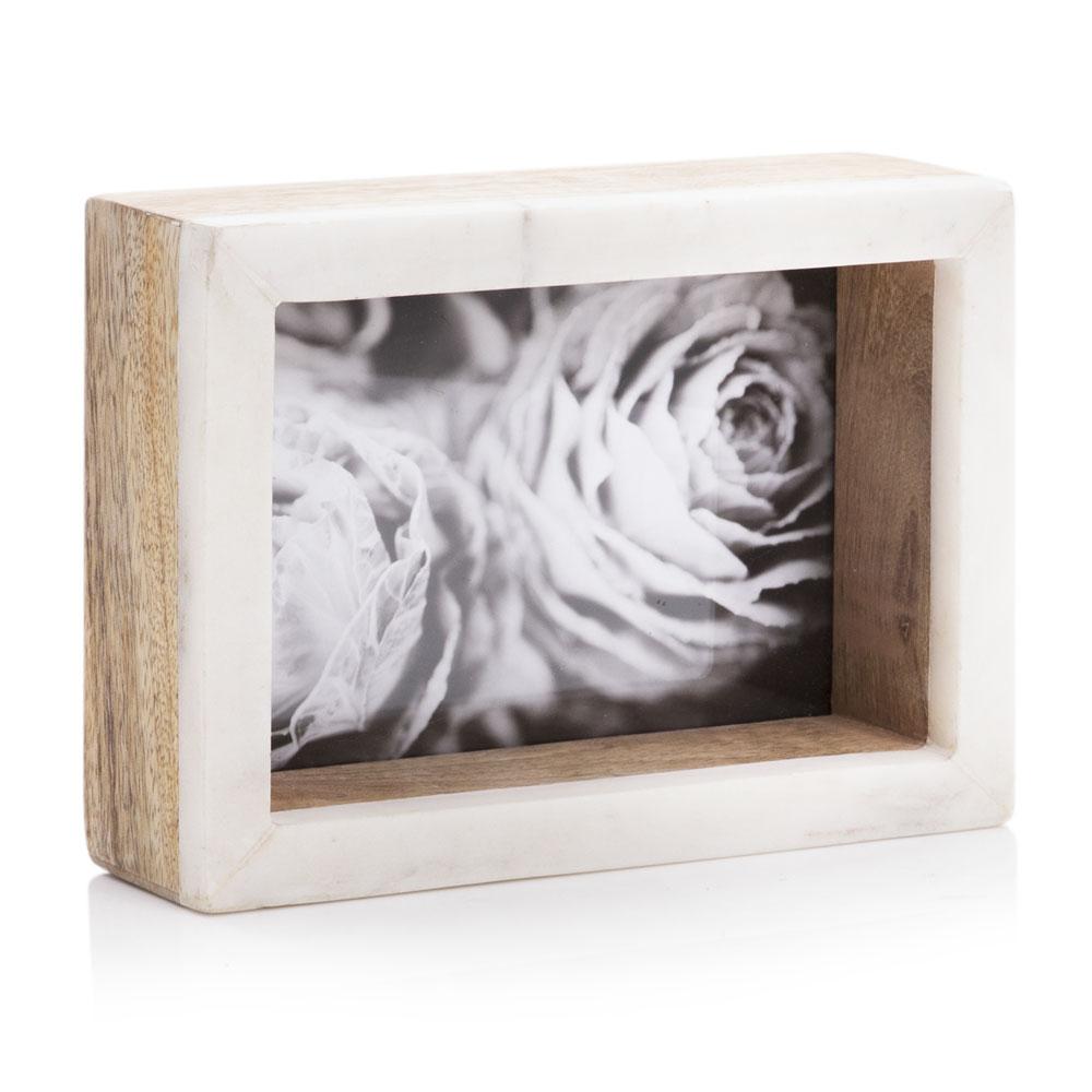 0933 (A+D) BW Flower Marble Medium