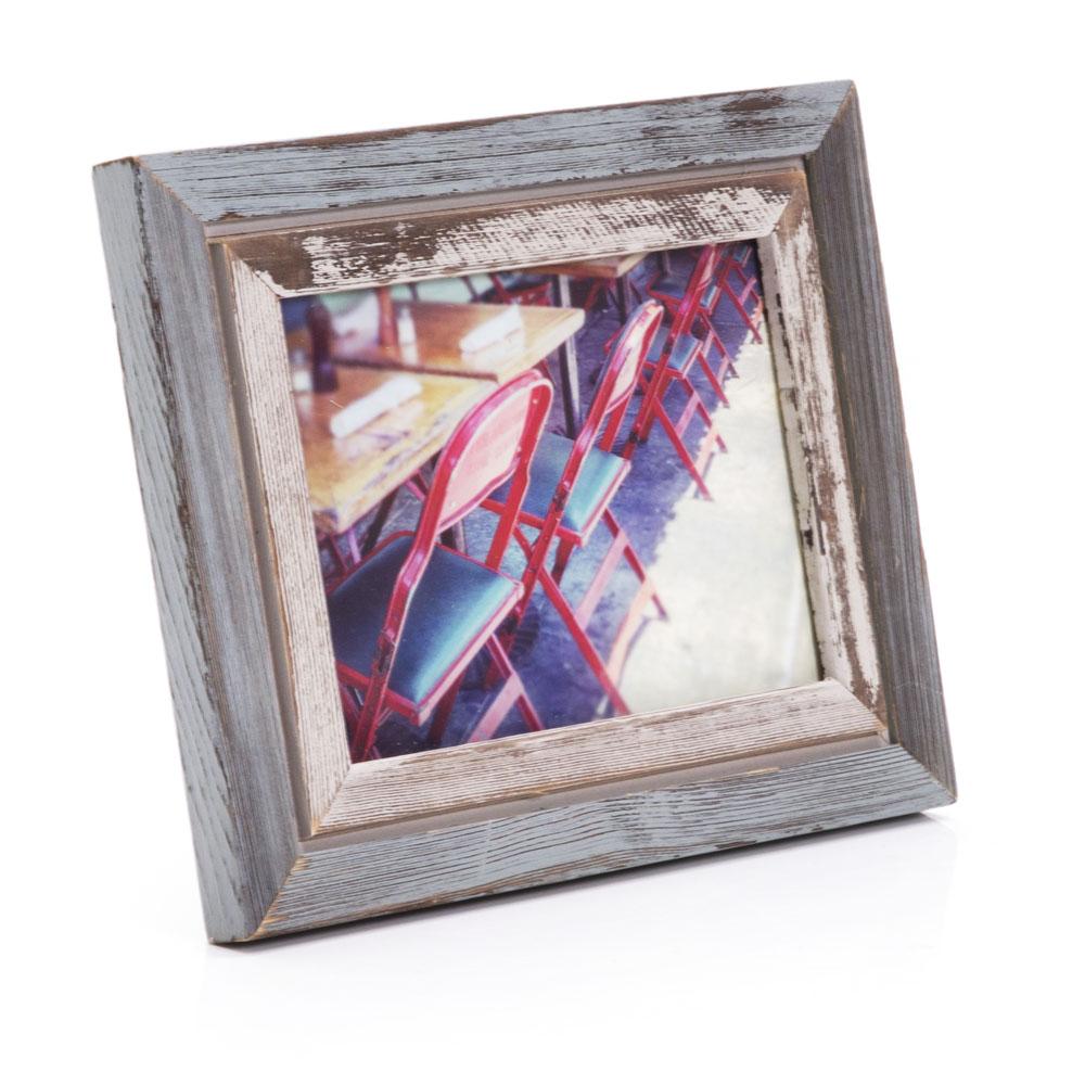 0940 (A+D) Red Chairs Wood Frame