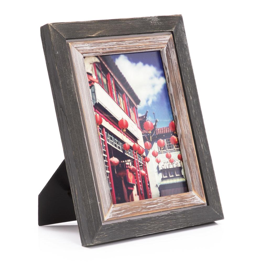 0943 (A+D) Red Lanterns Wood Frame