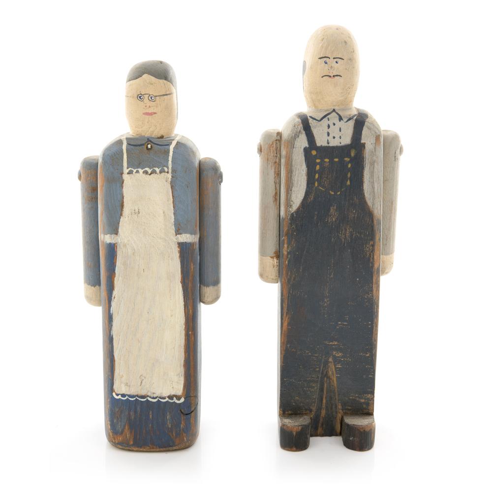 Grey Wooden Old Woman (A+D)