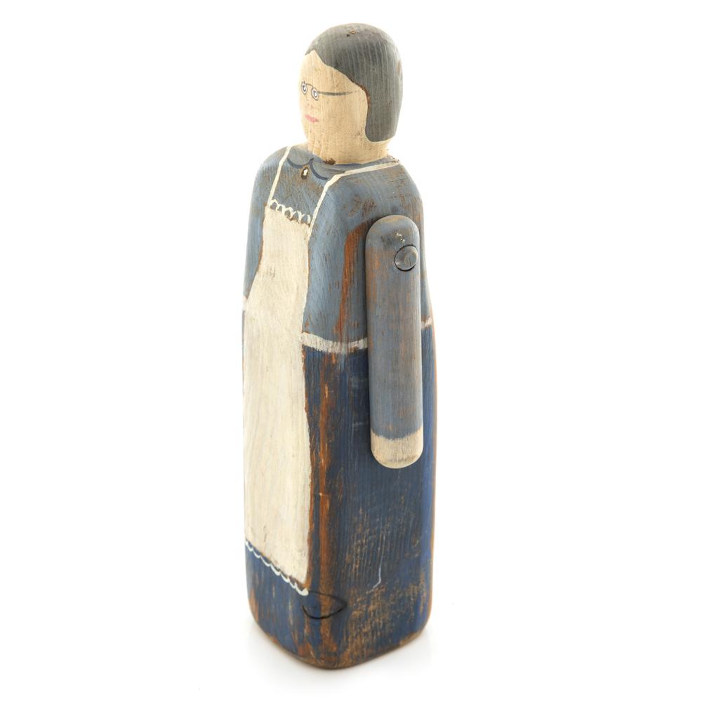 Grey Wooden Old Woman (A+D)