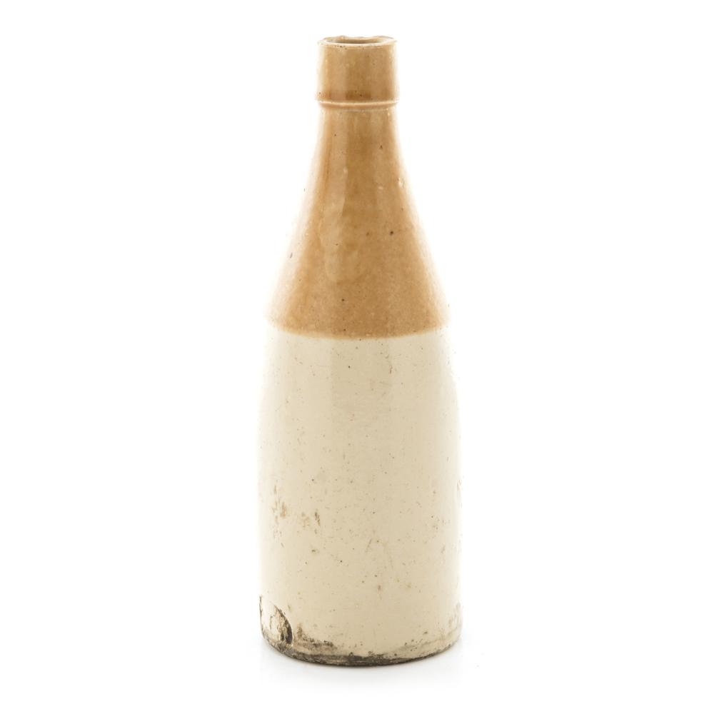 Tan Ceramic Two Tone Bottle (A+D)