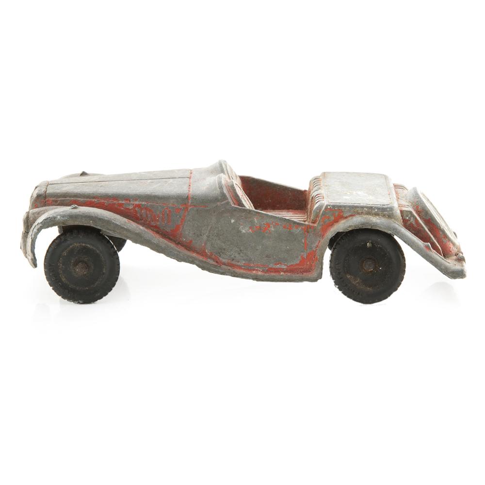 Grey Metal Rustic Toy Car (A+D)