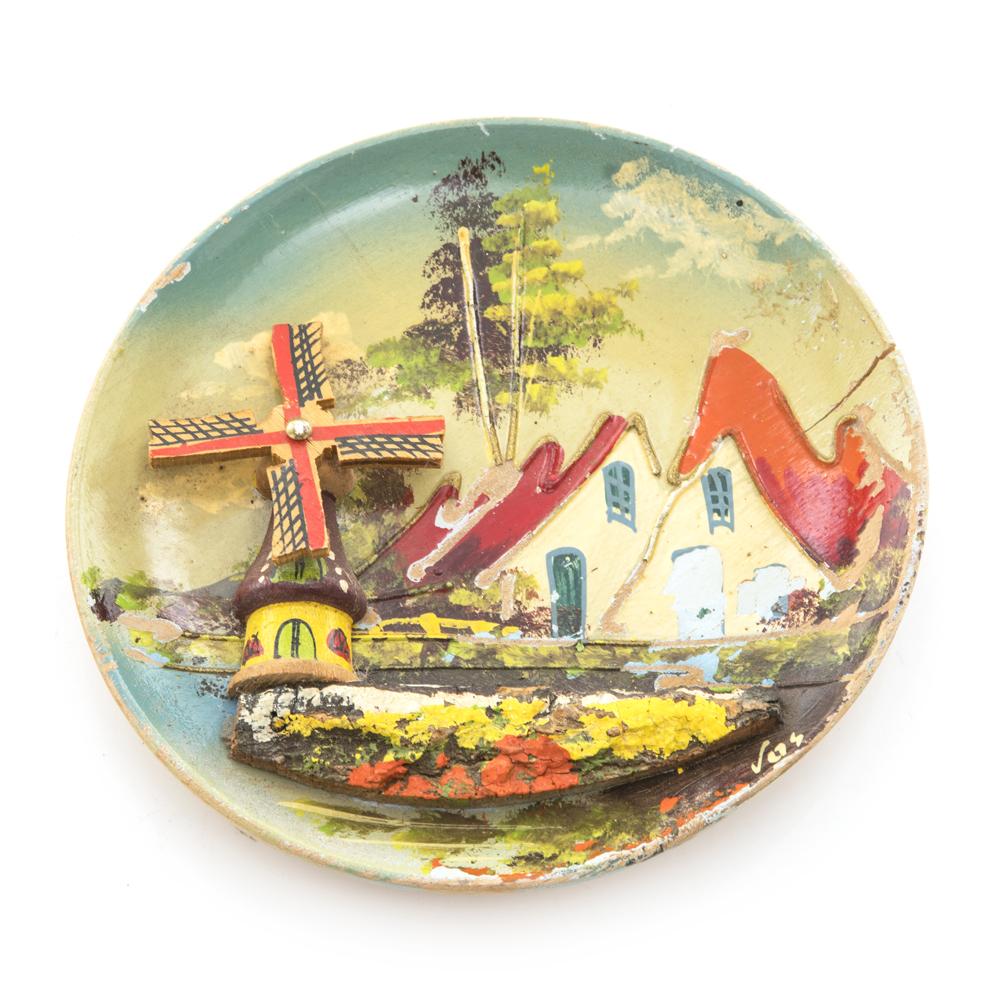 Multi Windmill Decorative Plate (A+D)